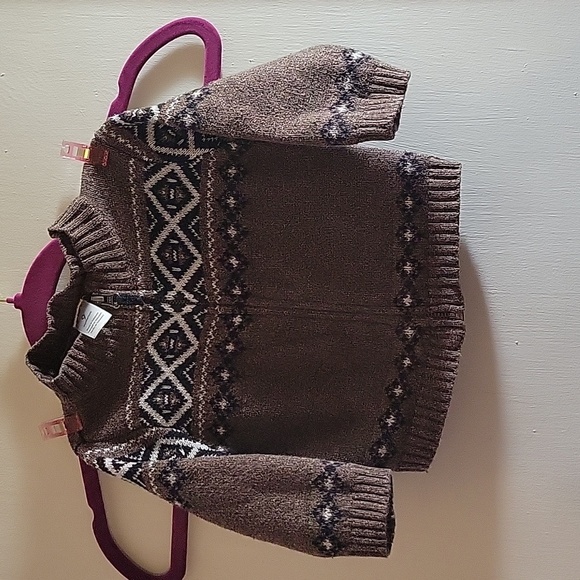 Boys Carter's Zip-Up Sweater, Size 9 Months - Picture 1 of 9